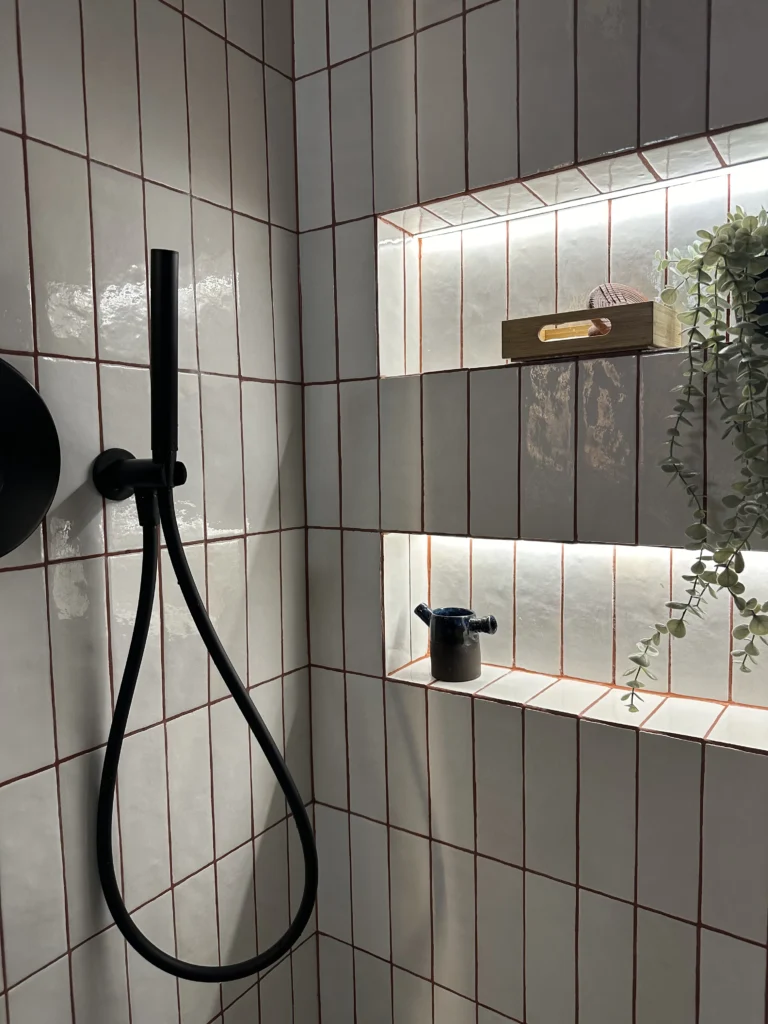 projekt łazienki modern retro