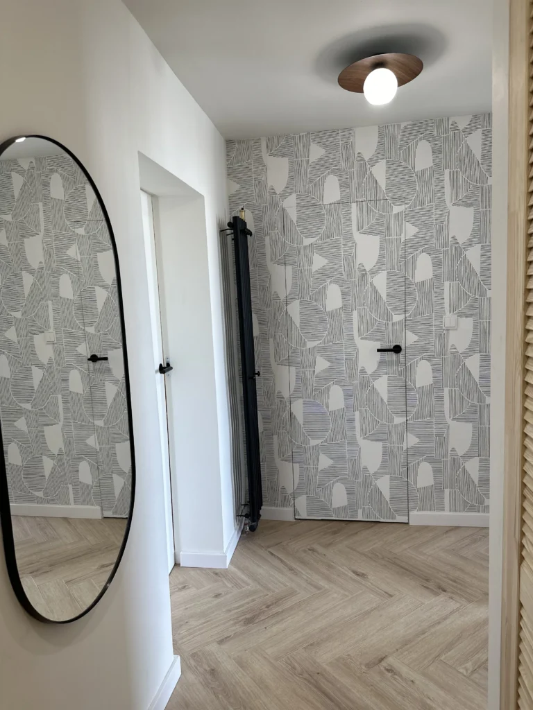 oświetlenie projekcie wnętrza mieszkania