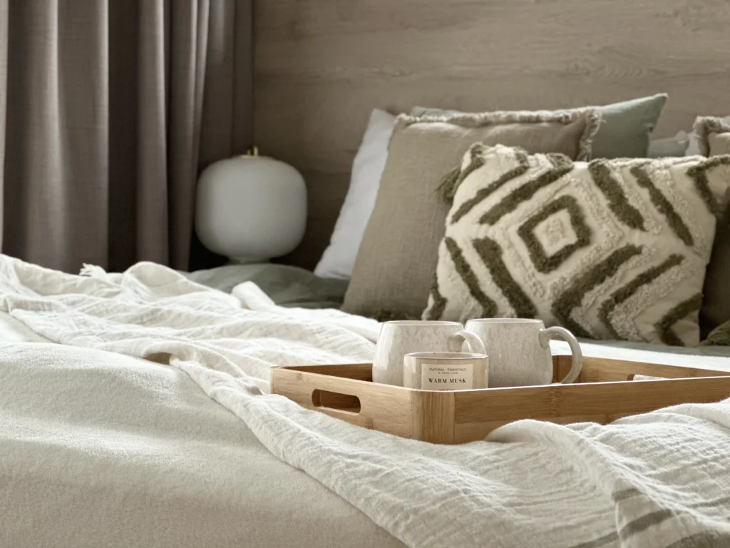 sypialnia główna – nowoczesna aranżacja wnętrza