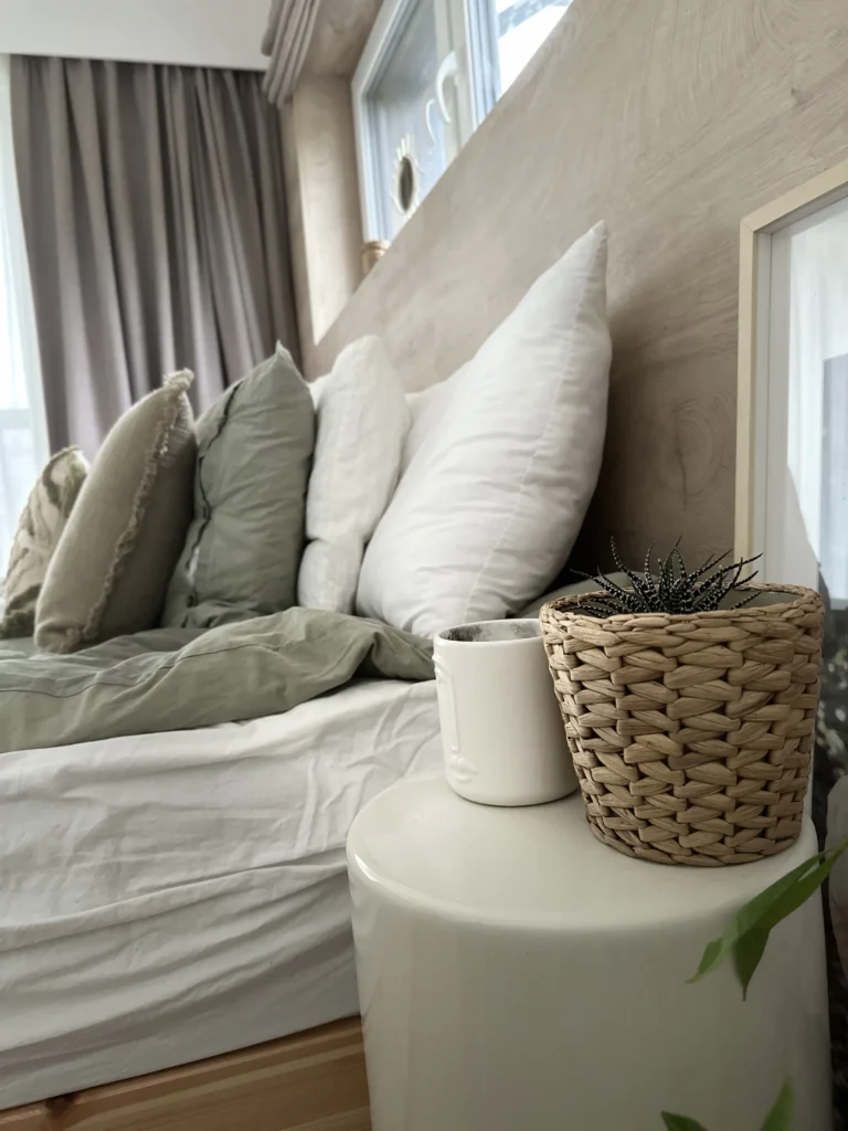 sypialnia główna – nowoczesna aranżacja wnętrza